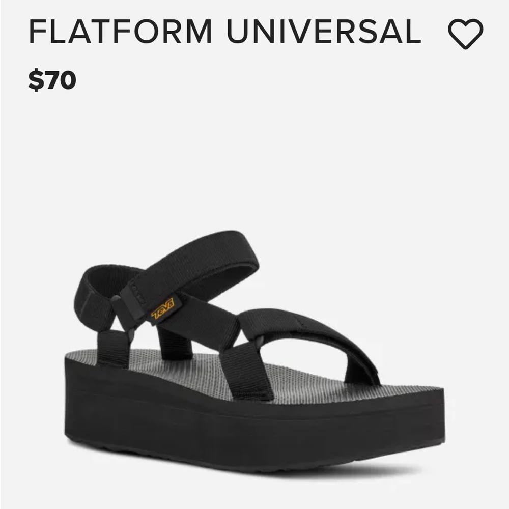 Platform Tevas Perfect Condition